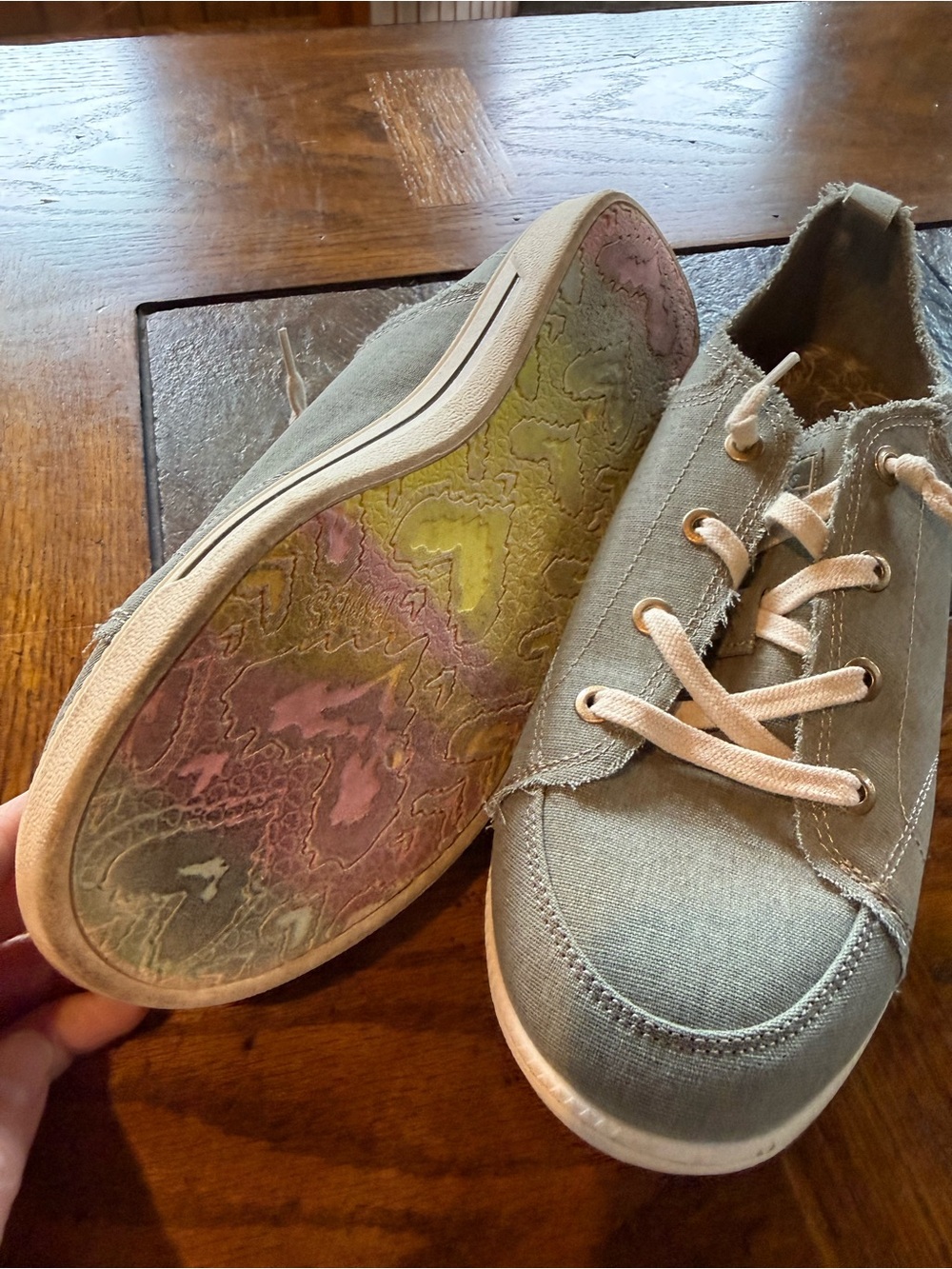 BOBS from Skechers Casual Canvas Sneakers Size 11 - Picture 2 of 6